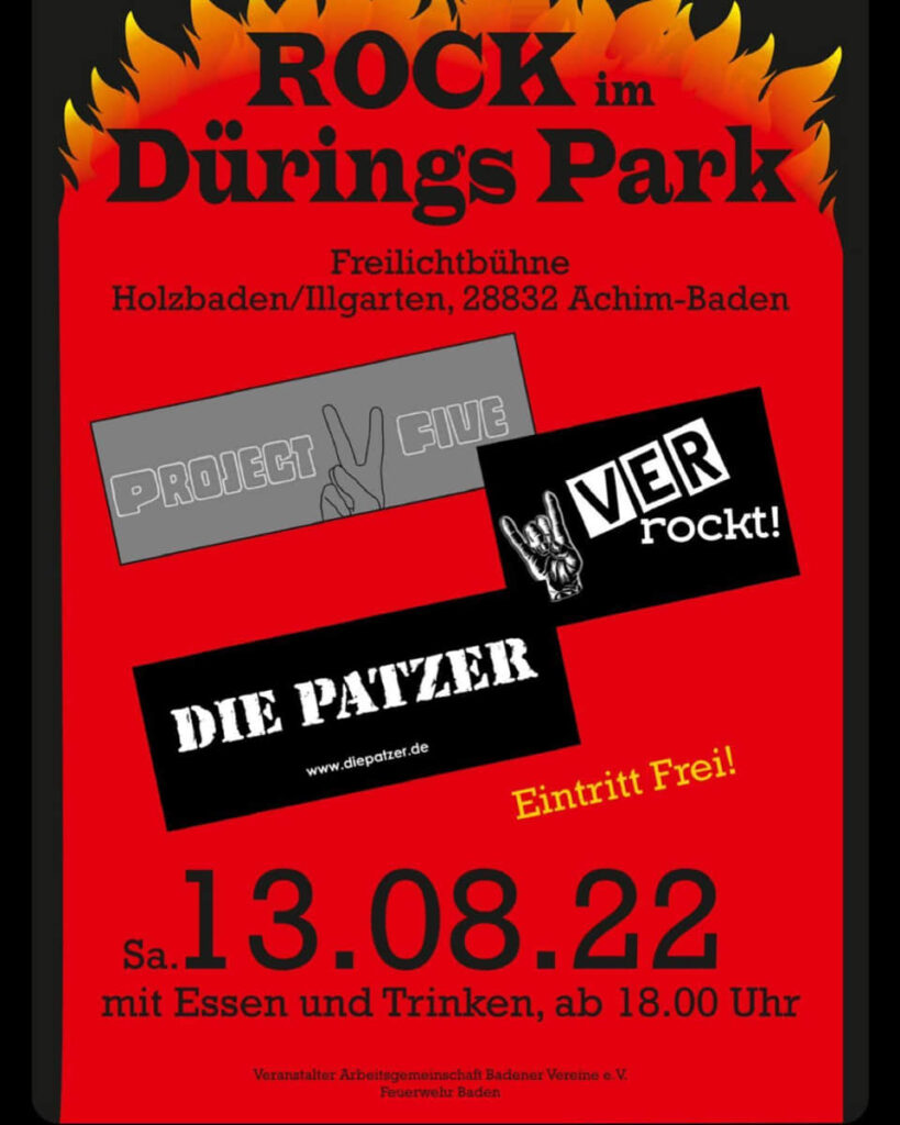 Rock im Dürings Park
Holzbaden/ Illgarten, 28832 Achim Baden